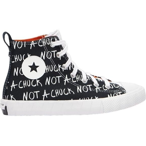 New Converse Not A Chuck Sneakers Canvas 70 High UNT1TL3D Black 10 - Picture 2 of 14